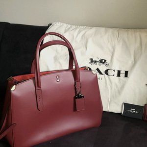 Coach Satchel - Wine